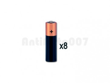 Kit 8 Batterie alcaline stilo AA